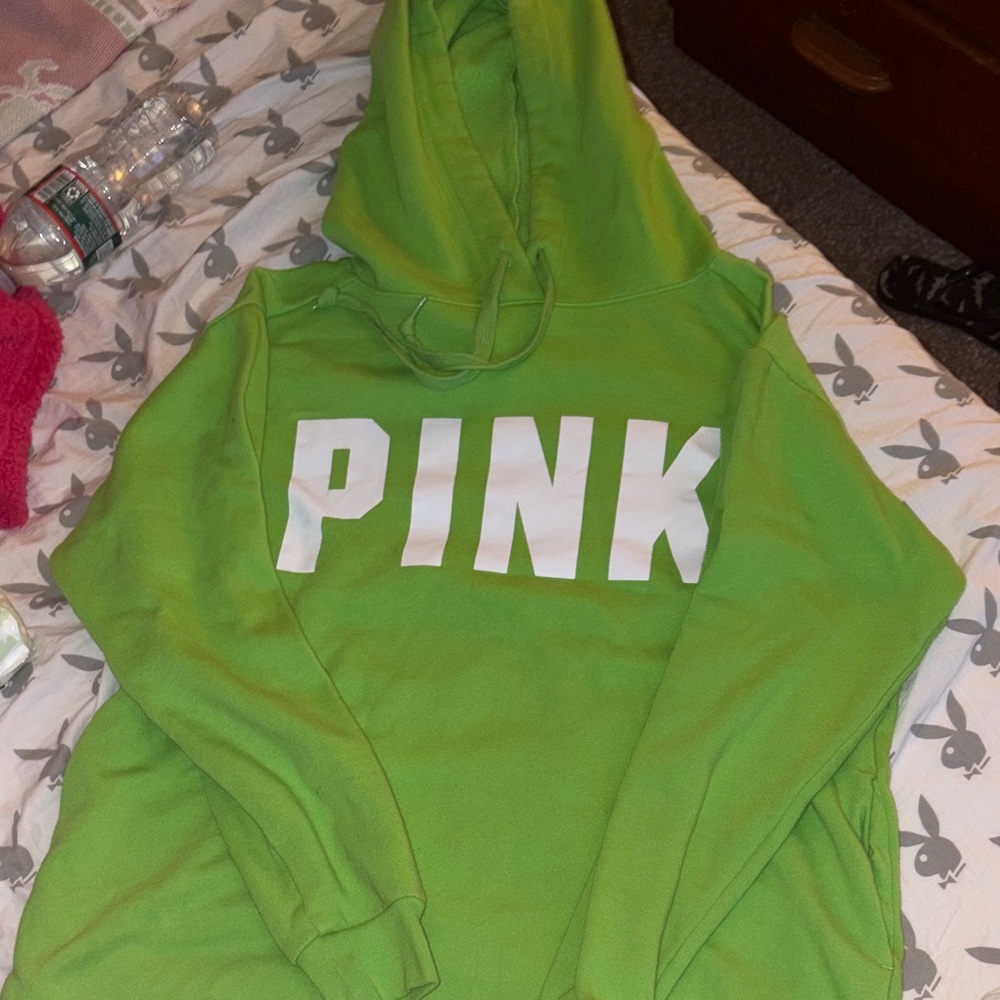 PINK Victoria's Secret Green Hoodie